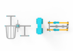 Sinav Mekik ve Eliptik Bisiklet Aleti PF-210 | Dış Mekan Spor Aletleri | Erse Kent Mobilyaları